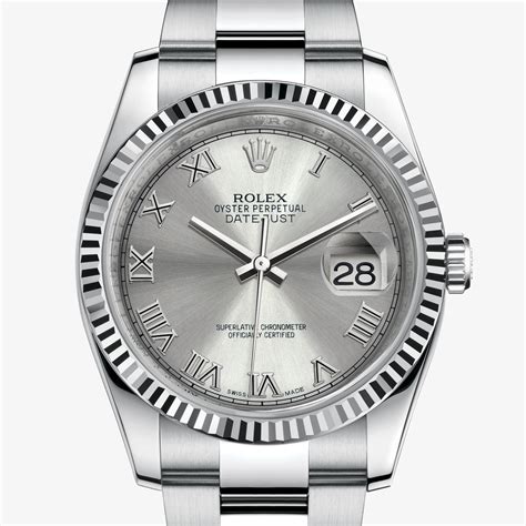 rolex oyster perpetual datejust 36mm bianco|datejust 36 oyster mm oystersteel.